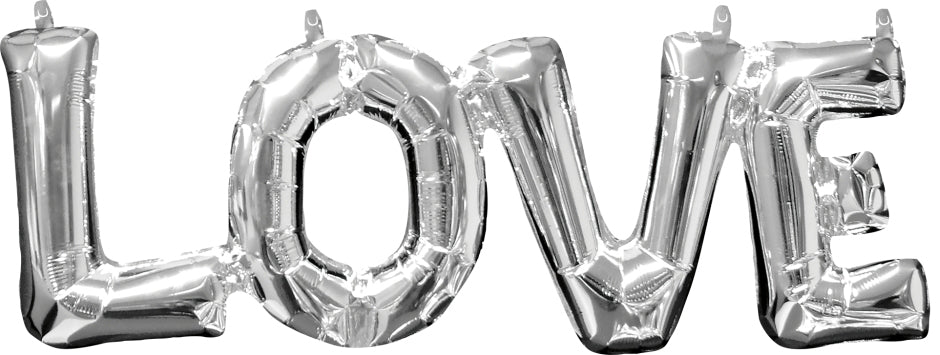 Foil Letters and Numbers Balloons