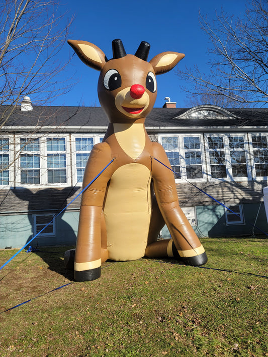 Cartoon Reindeer Inflatable
