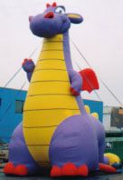Friendly Cartoon Dragon Inflatable