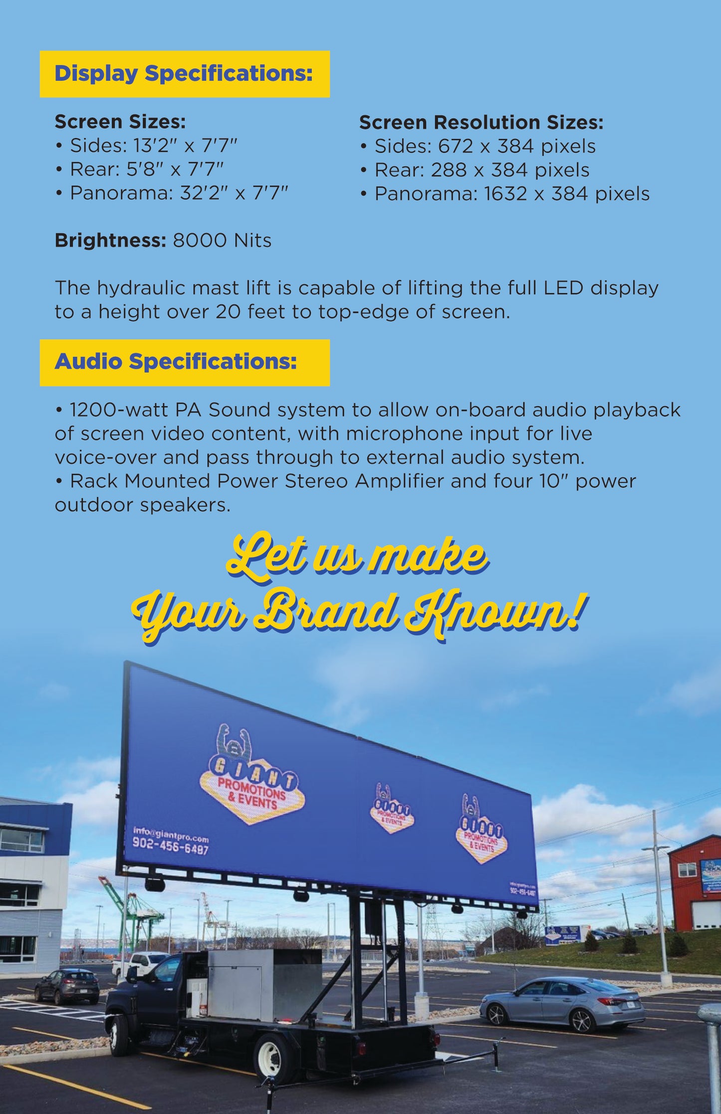 LED Digital Billboard Truck