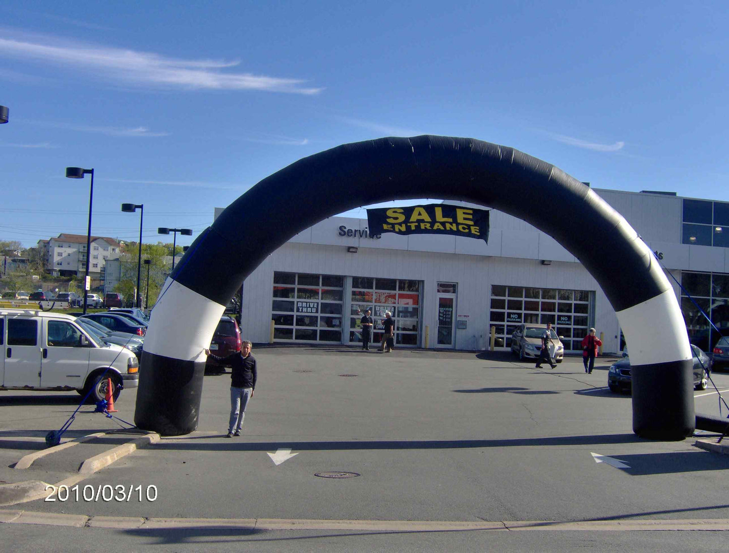 Curved Wide Archway Inflatable