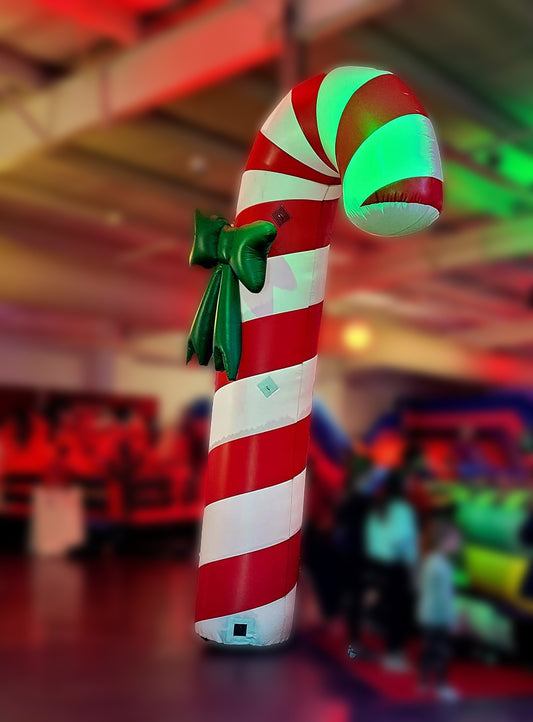 Festive Candy Cane Inflatable