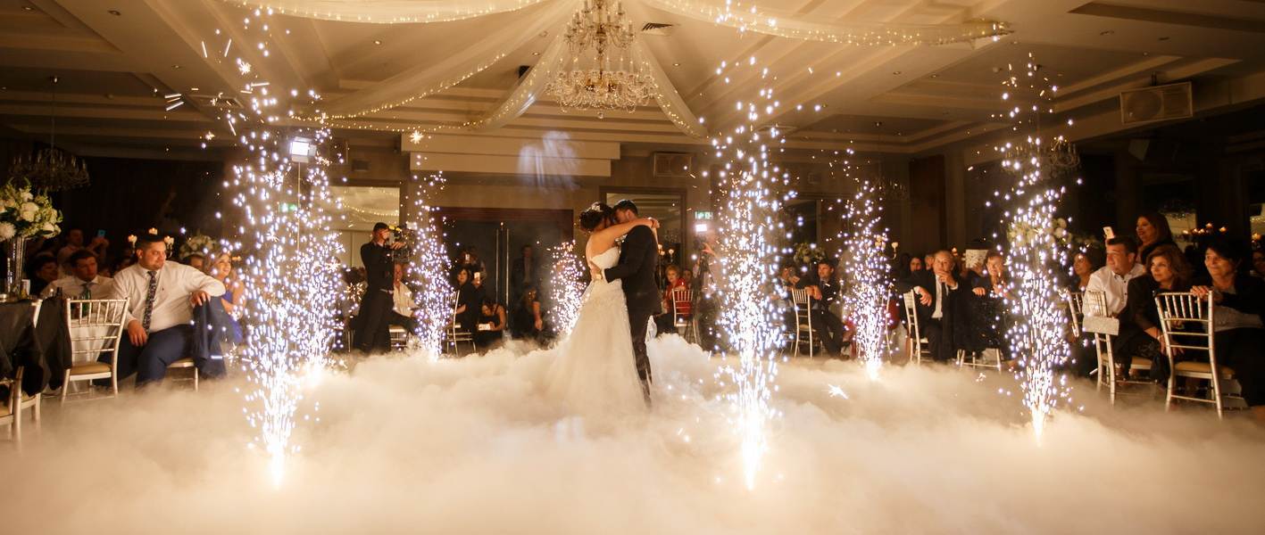 Indoor Fireworks Columns