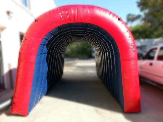 Red & Blue Archway Tunnel