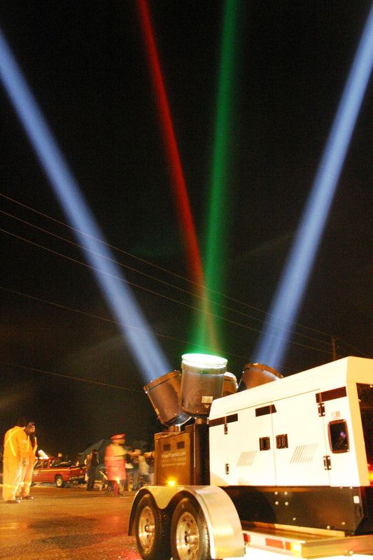 Space Cannon Search Lights