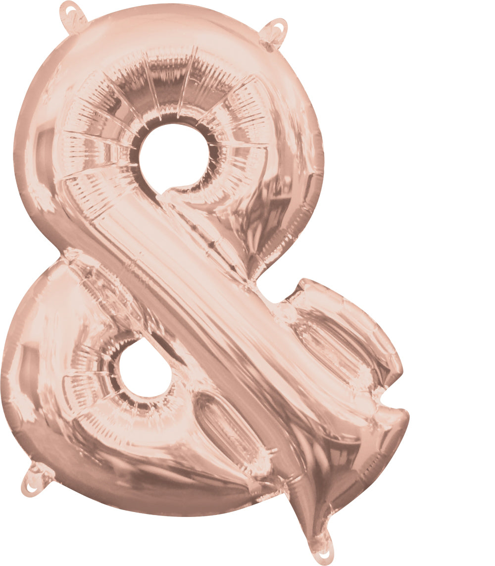 Foil Letters and Numbers Balloons