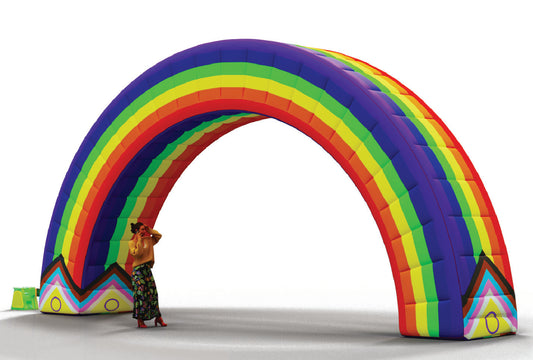 Progress Pride Flag Arch Inflatable