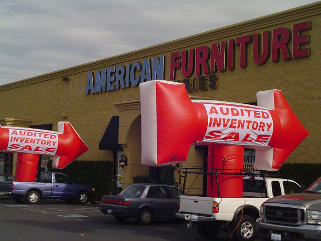 Giant Red Arrow Inflatables