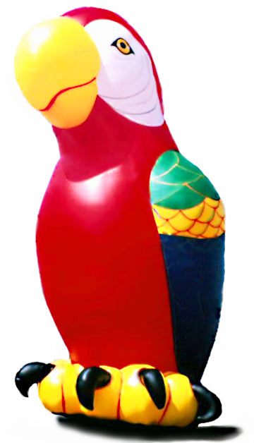 Red Tropical Parrot Inflatable