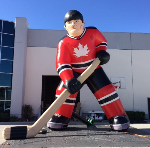 Giant Inflatable Hockey Player