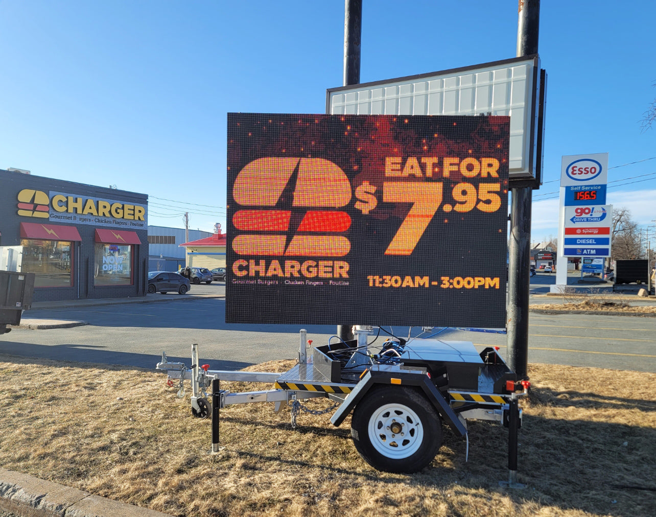 Hydraulic LED Mobile Sign