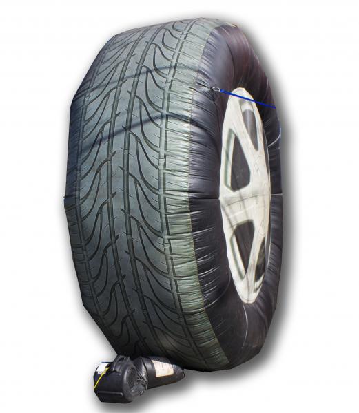 Inflatable Tire with Banner