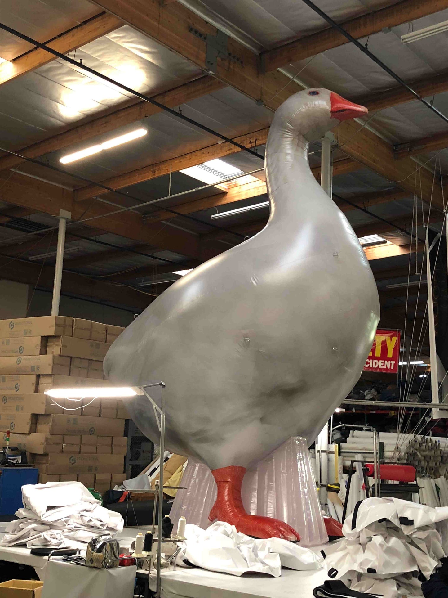Realistic White Goose Inflatable