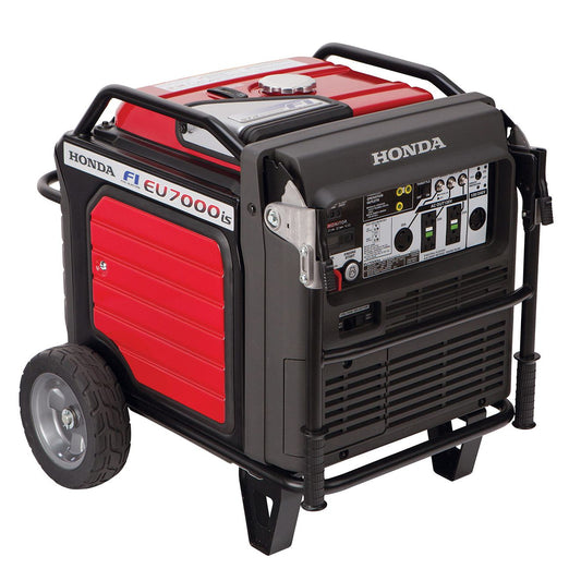 red and black Honda 7000 watt generator rental